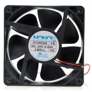 NONOISE G1238E24B FS 24V 0.60A 2wires Cooling Fan 